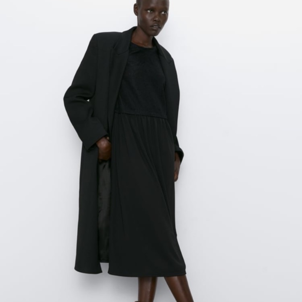 Zara ruffle dress